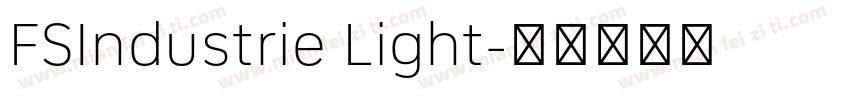 FSIndustrie Light字体转换